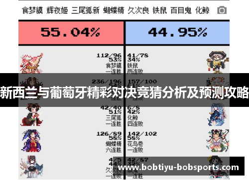 新西兰与葡萄牙精彩对决竞猜分析及预测攻略
